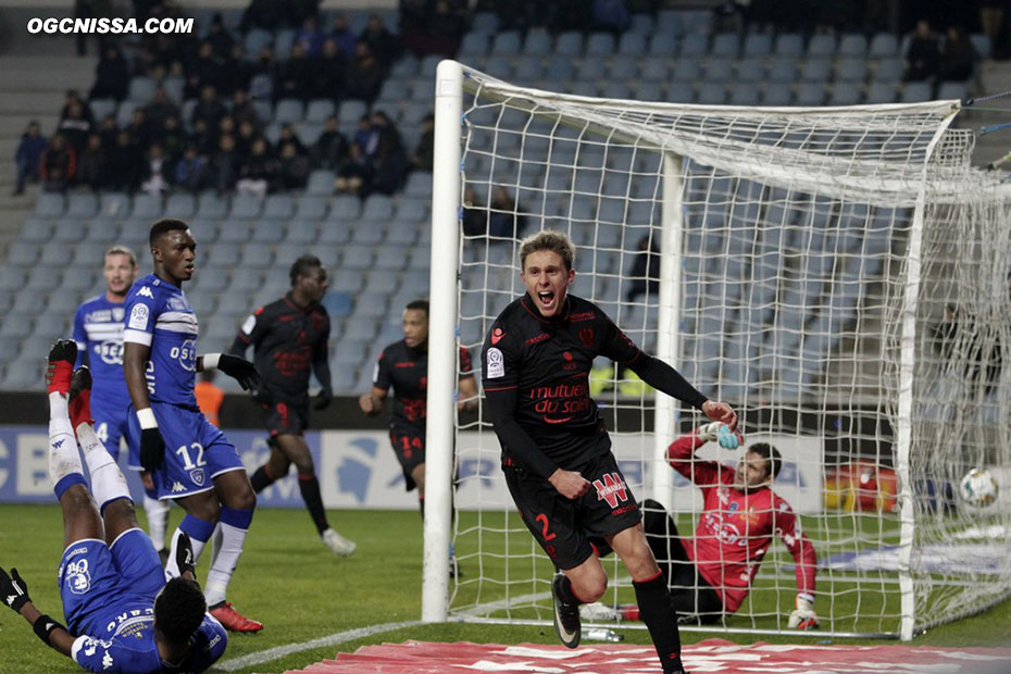 Le premier but à Nice pour Arnaud Souquet