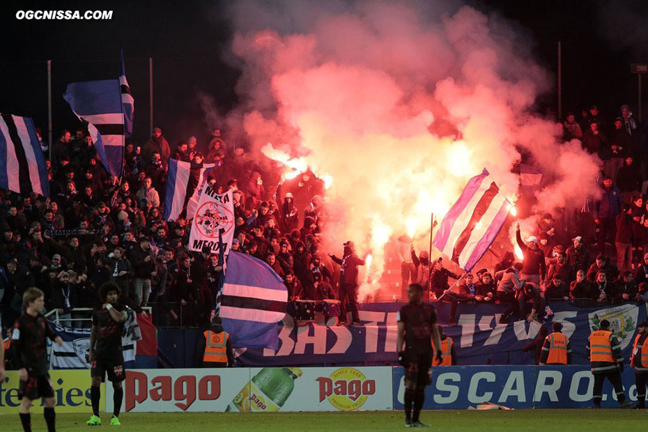 Les supporters corses se seront fait surtout remarqués pour leur racisme. Le score se termine sur ce score nul de 1 but partout.