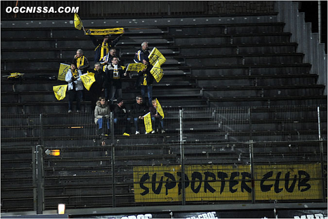 Les supporters visiteurs