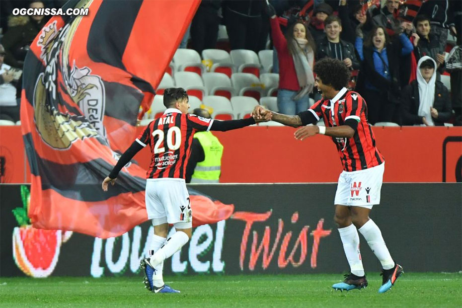 Youcef Atal avec Dante Bonfim