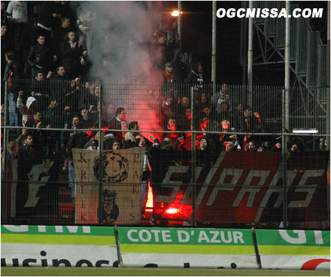 Le parcage parisien est rempli pour ce match