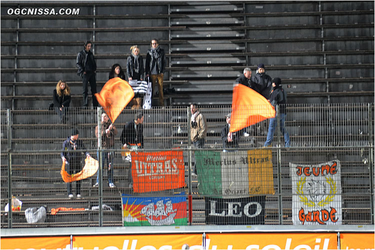 Les supporters visiteurs