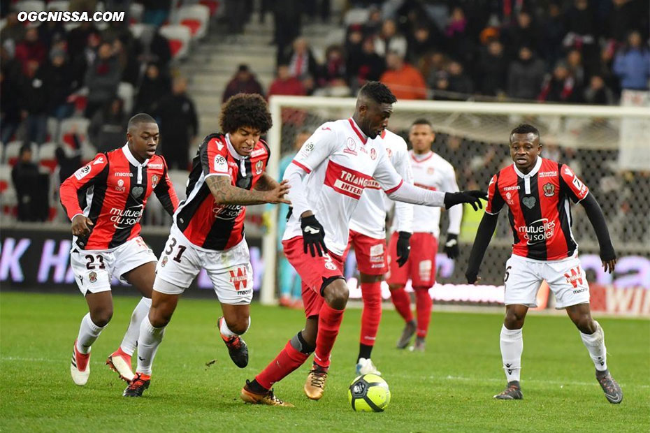 Nampalys Mendy, Dante Bonfim et Jean-Michael Seri