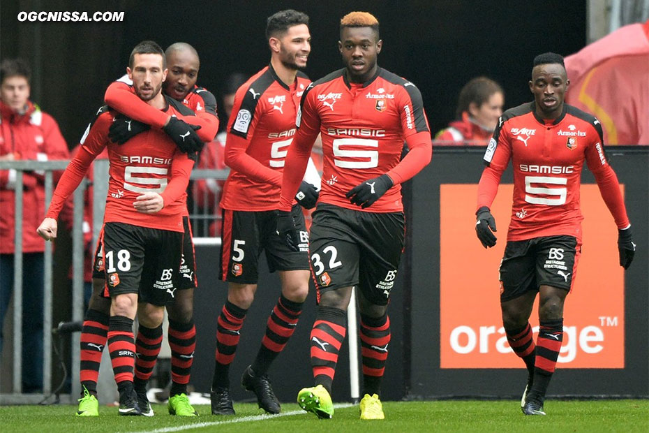 Rennes ouvre rapidement le score