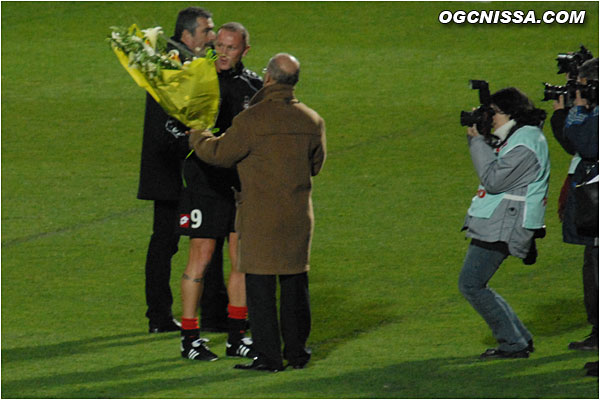 400e match en ligue 1 pour Lilian Laslandes lors de ce Nice - Auxerre