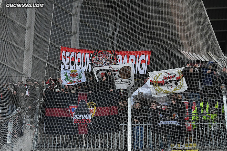 Une centaine de supporters de la BSN ont fait le déplacement