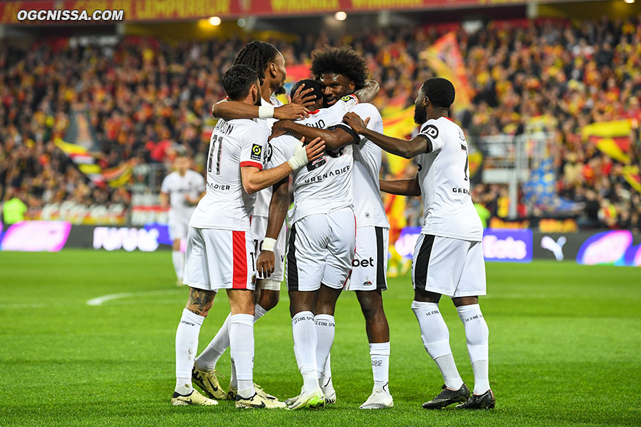 Après un bon travail de Mohamed-Ali Cho, Terem Moffi ouvre le score