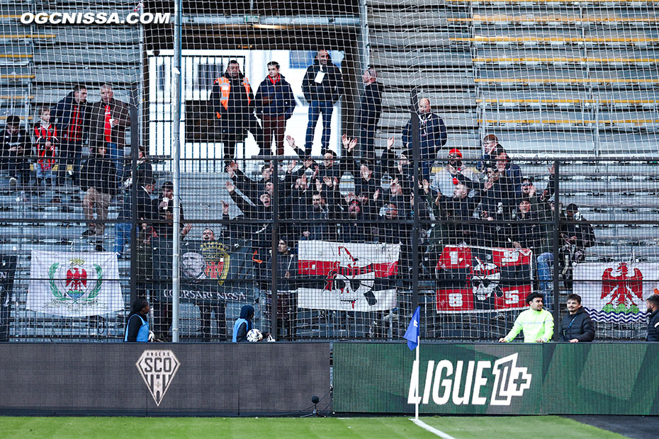 Les fans niçois de la BSN ont fait le déplacement à Angers pour la 26e journée de L1