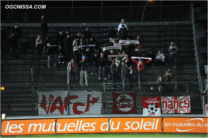 Les supporters visiteurs