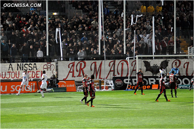 0 - 1 contre le cours du jeu