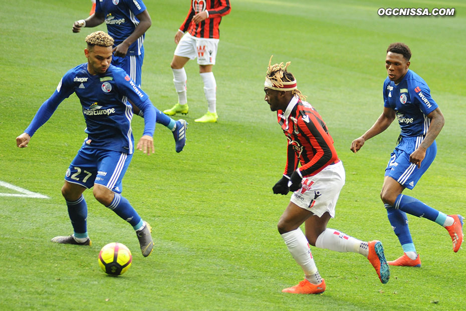 Allan Saint Maximin très en vue