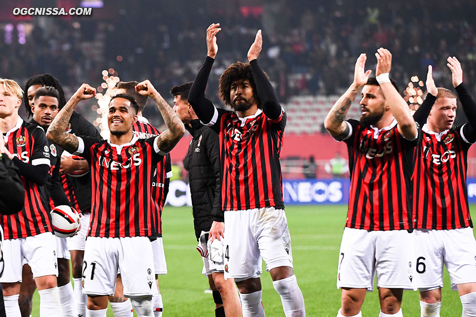 Justin Kluivert, Dante Bonfim et les Aiglons sont deuxième de Ligue 1