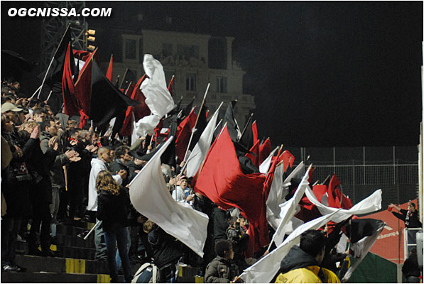 Tifo de la Nord