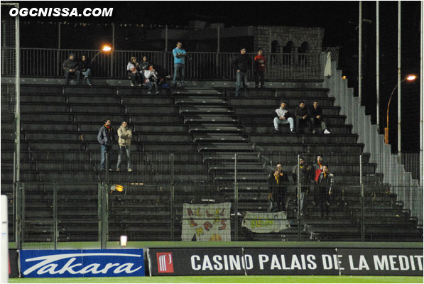 Peu de supporters du Mans