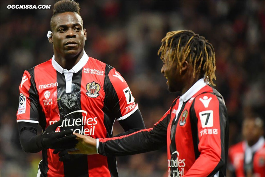 Le 14e but en Ligue 1 de Mario Balotelli