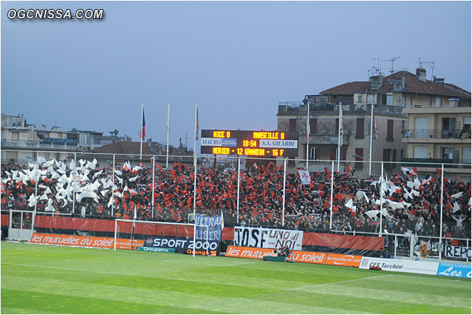 Le tifo de la BSN