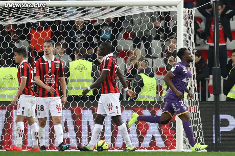 Nice se fait surprendre en tout fin de match et concède le match nul (1-1)