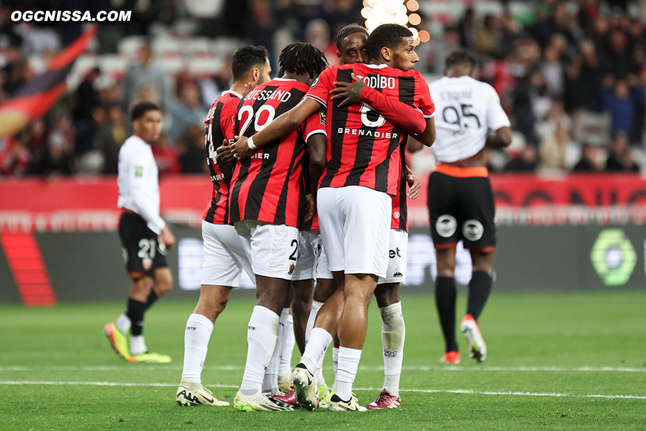 Nice s'impose 3 buts à 0 et conforte sa 5e place au classement