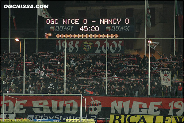 31e journée de Ligue 1, Nice reçoit Nancy. "Nissa la bella" en BSN...