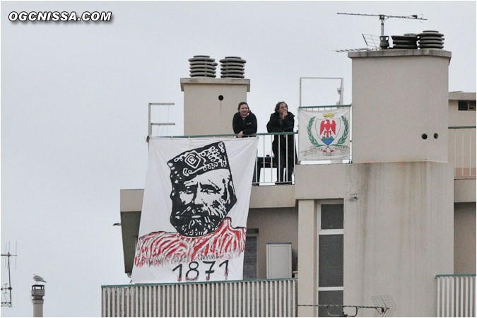 Les supporters les plus haut perchés