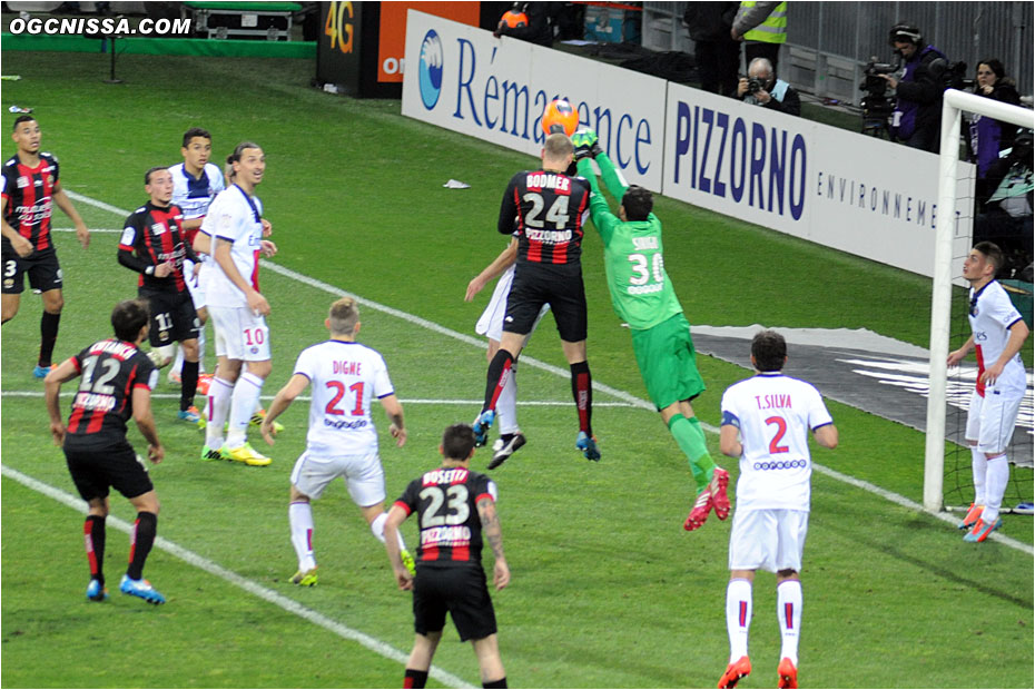 Sirigu repousse toutes les tentatives niçoises