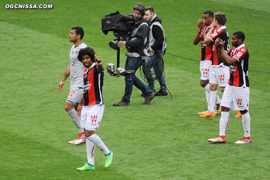 C'est terminé. Match nul 1 partout. Dante Bonfum et les siens ont maintenant rendez-vous avec Angers, vendredi prochain.