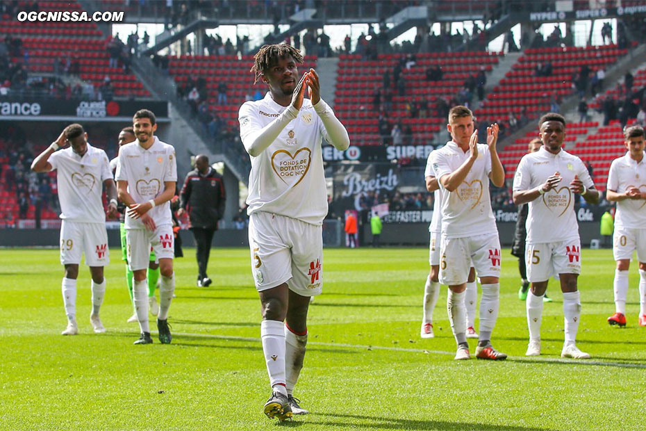 C'est terminé. Match nul et vierge pour Adrien Tameze et les Aiglons à Rennes