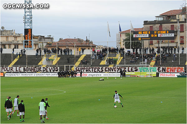 Le message des supporters niçois est clair