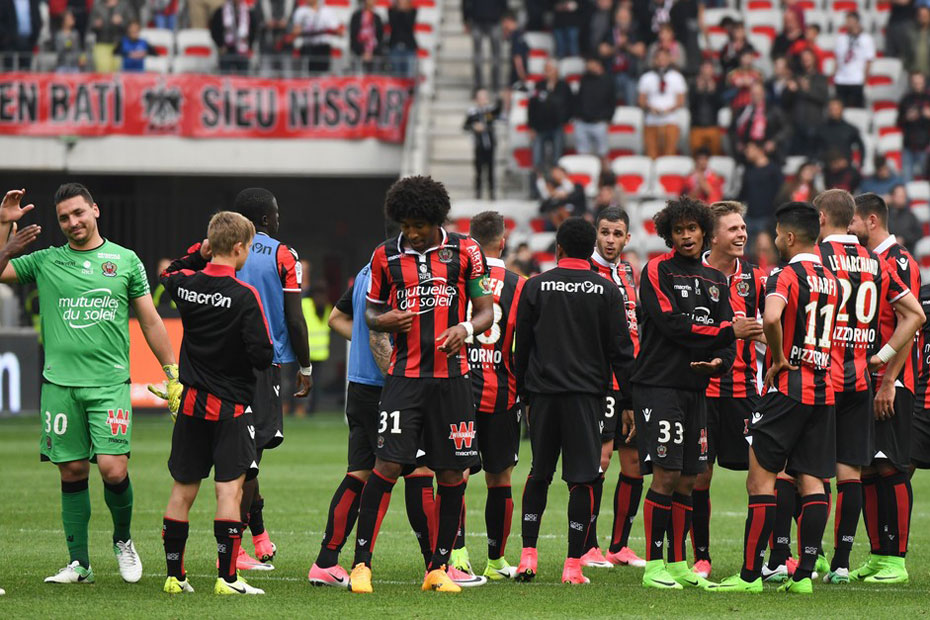 C'est terminé. Nice s'impose 3 à 1 et assure sa place sur le podium de la Ligue 1