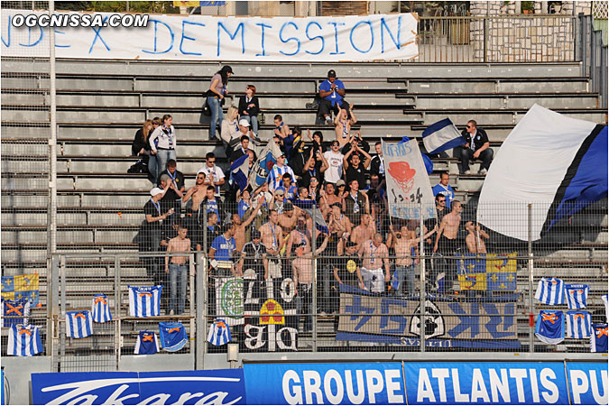 Les supporters visiteurs