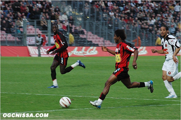 Koné beaucoup en vue dans ce match