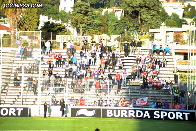 Les supporters visiteurs