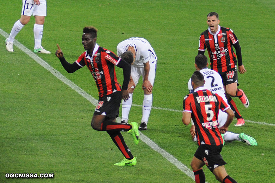 La joie de Mario Balotelli