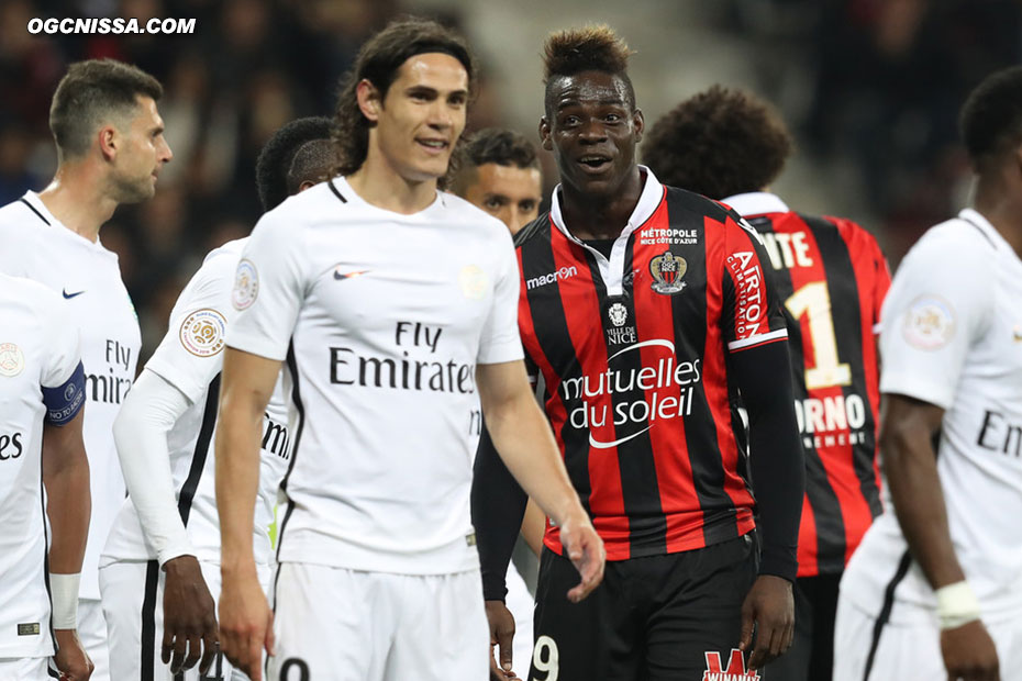 Mario Balotelli et Edinson Cavani se chambreront beaucoup