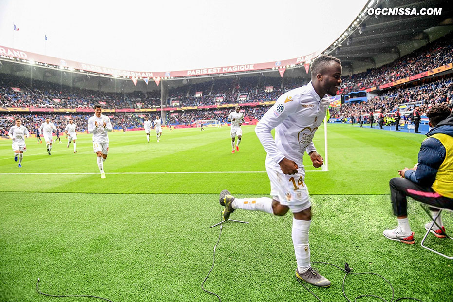 Au retour des vestiaires, Ignatius Ganago ouvre le score !