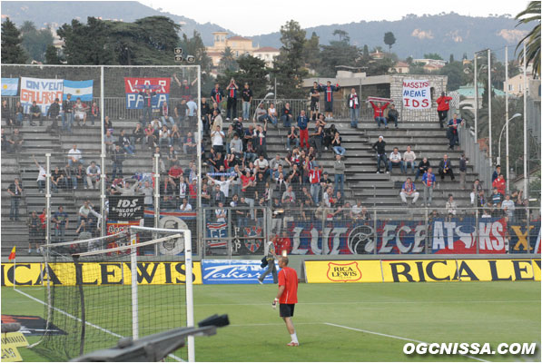 Peu de parisiens pour ce match en milieu de semaine