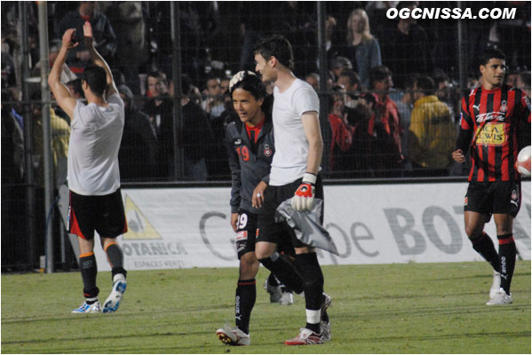 Les deux joueurs du match, Marama Vahirua et Hugo Lloris