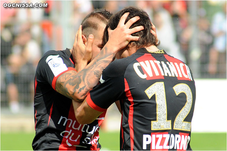 Bel échange entre Alexy Bosetti et Dario Cvitanich