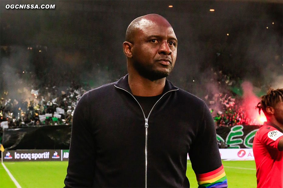 Patrick Vieira et les Aiglons n'ont plus qu'à regarder vers le dernier match contre Monaco, vendredi prochain.