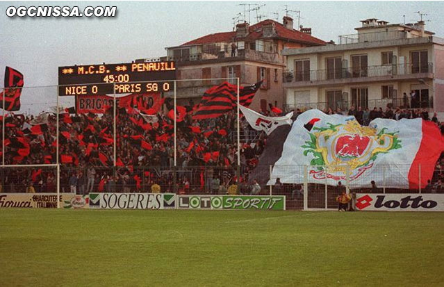 La BSN lors de Nice - PSG