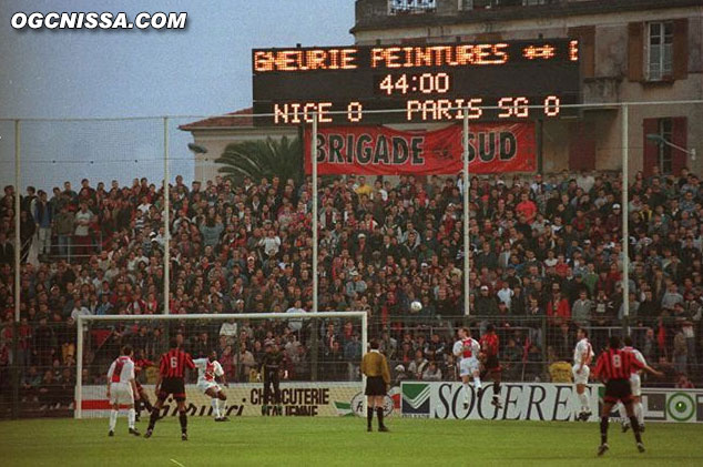 La BSN lors de Nice - PSG