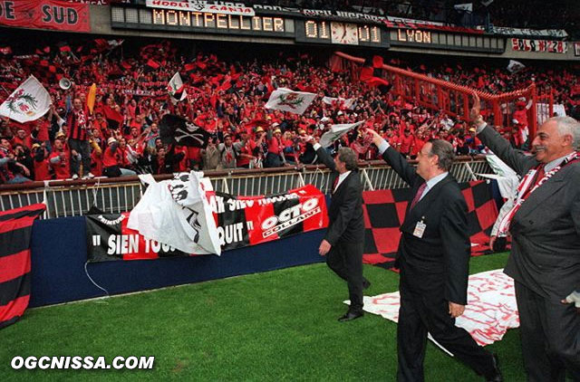 Le Maire de Nice et le président vont voir les supporters de la BSN avant la finale