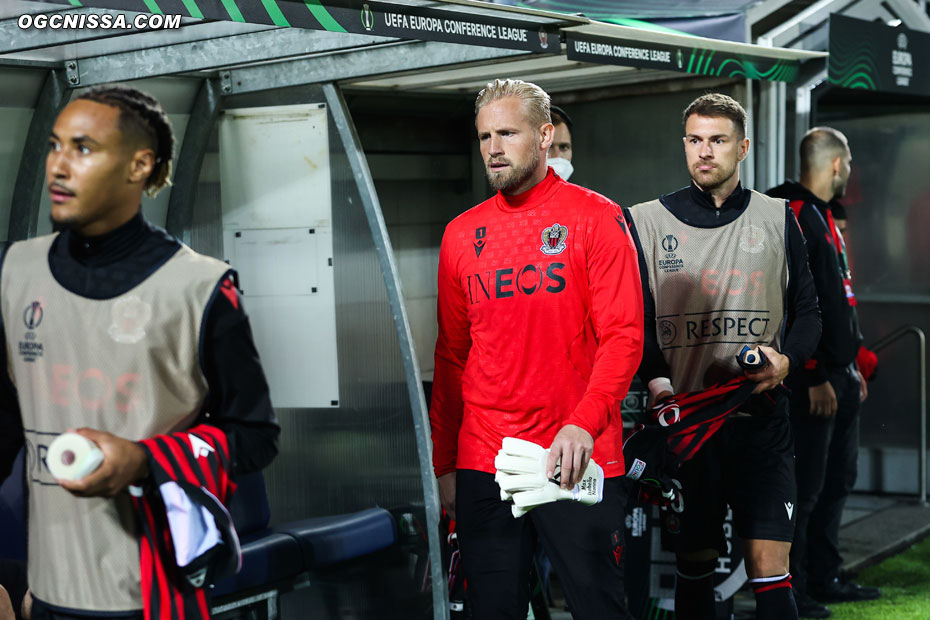 Alexis Beka Beka, Kasper Schmeichel et Aaron Ramsey sont sur le banc pour cette rencontre de Conference League