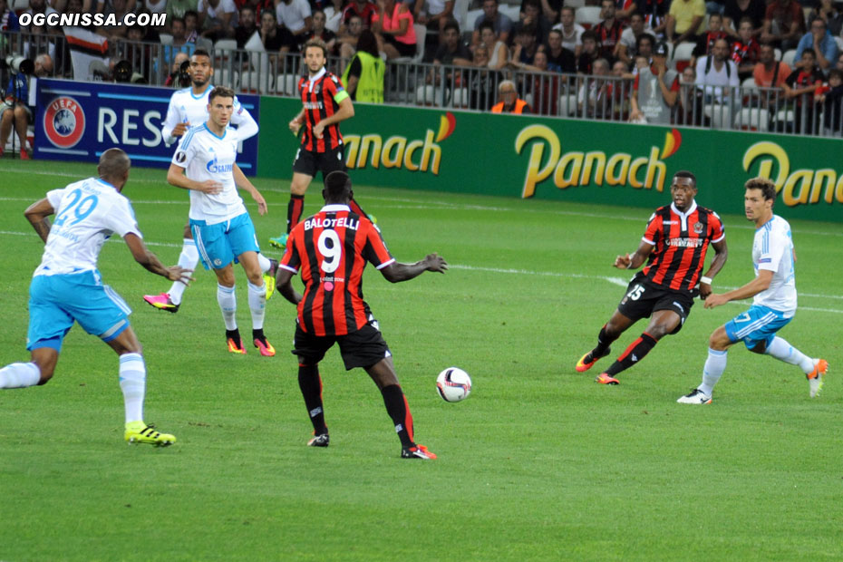 Wylan Cyprien et Mario Balotelli