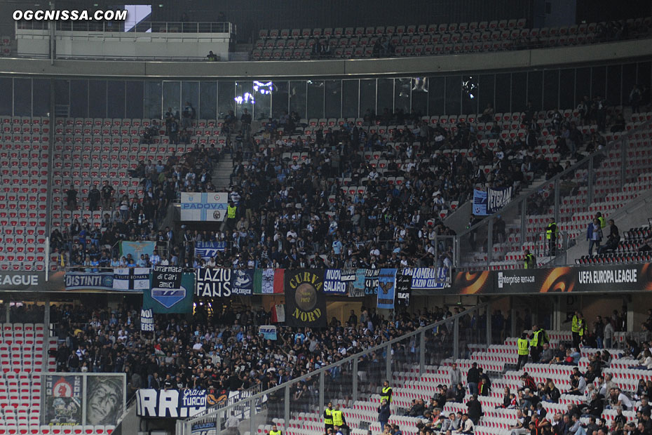 Les supporters visiteurs