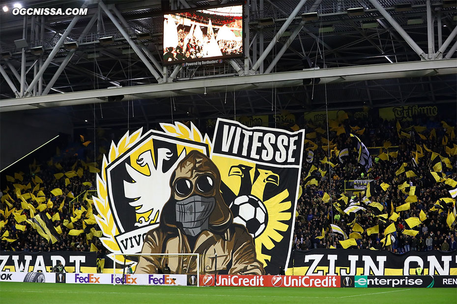 Le tifo des Ultras d'Arnhem