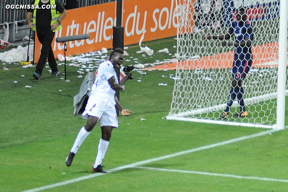 La joie de Mario Balotelli