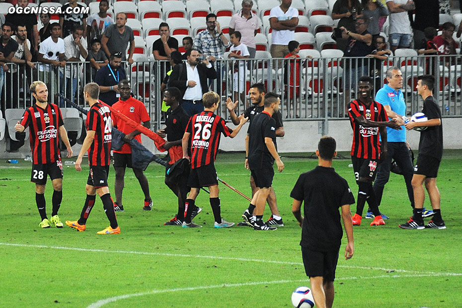 C'est terminé sur cette victoire 3 buts à 2 pour Nice