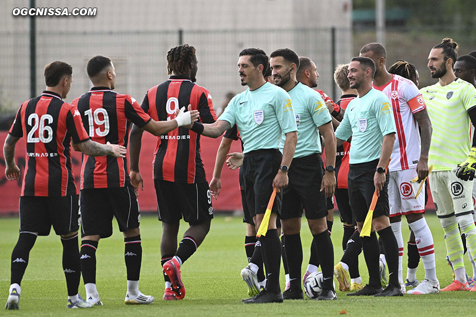 Troisième match amical face à Nancy