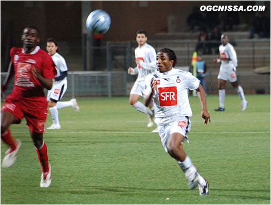 Bakari Koné très actif devant